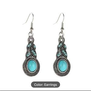 Vintage turquoise earrings